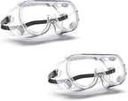 Anti-Fog Indirectly Vented Lab Safety Goggles Over Glasses by EinKau