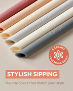 Nightingale 14” Silicone Tumbler Straws - Image 5