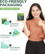 4-6 Gallon Small Trash Bags Compostable Trash Bags, AYOTEE 60 Count Ultra - Image 2