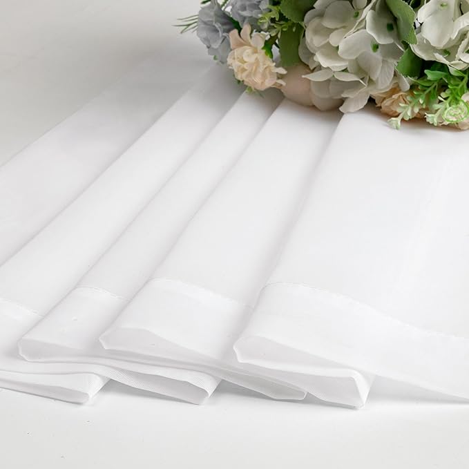 Chyhomenyc Sheer White Valances - Image 8