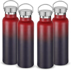 Neihepal 20 oz Insulated Water Bottles Bulk 4 Pack, Stainless Steel Double Wall by Neihepal