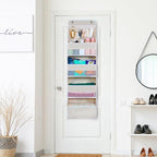 Univivi 5-Shelf Over Door Hanging Organizer Fabric Door Storage - Image 6