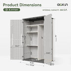 Aoxun 64 Cu.Ft Outdoor Storage Shed - Image 5