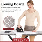 Ironing Board with Silicone Iron Rest pad, Extra Thick Cover, 14x54 Compact and - Image 6