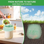 1.2 Gallon Compost Bags, 4.5 Liter, 0.8 Mil, Small Kitchen Food Scrap Waste Bags - Image 5