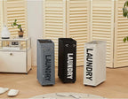 DOKEHOM 25-Inches Slim Laundry Basket on Wheels, Collapsible Rolling Laundry - Image 9