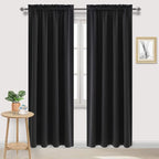 DWCN Blackout Curtains for Bedroom – Rod Pocket Thermal Insulated Noise by DWCN
