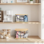 Extra Large Trash Bag Holder Stackable Kitchen Storage, 2 Pack Wall Mounted - Image 5