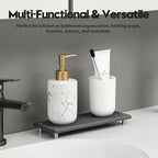 Water Absorbing Stone Sink Caddy Kitchen Sink Organizer Tray, Diatomite - Image 2