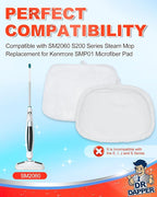 DR DAPPER 2 Pack SMP01 Steam Mop Replacement Pads Compatible - Image 2