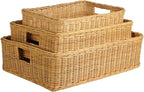 The Basket Lady Under the Bed/Basic Wicker Storage Basket, 22 in L x 16.5 in W - Image 6