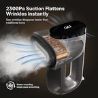 GKJ Steamer for Clothes, Handheld Vacuum Steamer 2300 Pa Suction, Portable - Image 3