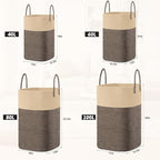 Laundry Basket, Woven Cotton Rope Laundry Hamper, Versatile Storage - Image 3