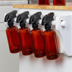Cornucopia Brands 16oz Amber PLASTIC Spray Bottles w/Heavy Duty Mist & Stream - Image 5