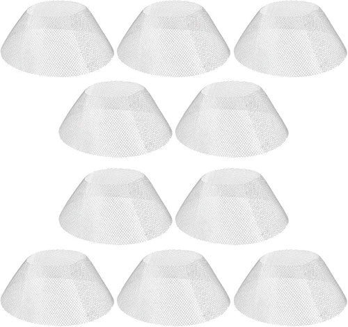 10 Pcs Round Range Hood Filters Filter Replacement Grease Net by YOLUFER