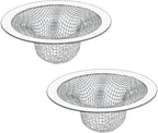 2PCS Tub Drain Hair Catcher by Seatery