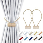 18 Inch Strong Magnetic Curtain Tiebacks, Curtain Holdbacks Modern Upgrade by YUNTUOO