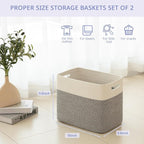 OIAHOMY Storage baskets for Shelf, Toy Storage Basket, Collapsible Storage Bins - Image 4