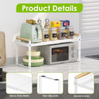 DOLALIKE Expandable kitchen Countertop Organizer, Stackable Cabinet Shelf - Image 6