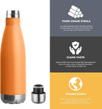 MEWAY 17oz Sport Water Bottle 4 Pack Vacuum Insulated Stainless Steel - Image 3