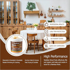 Natual Wood Filler, Natual Wood Putty, Paintable Stainable Wood Repair Putty - Image 2