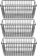 SANNO Freezer Baskets Wire Storage Baskets Closet Baskets Bin Farmhouse by SANNO