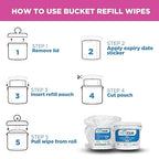 REScue One-Step Disinfectant Cleaner & Deodorizer Wipes - Image 6