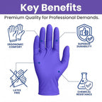 SafeWay Nitrile Disposable Gloves — Multi-Purpose Powder-Free, Medical Use - Image 3