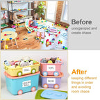 150 Pcs Labels for Storage Bins, 6 X 4 Inch Removable Labels for Storage Bins - Image 6