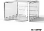 Shoe Storage Boxes Fit Size 13, Shoe Rack & Holder Sneaker Container, Thicken & - Image 5