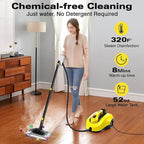 TVD Steam Cleaner, Heavy Duty Canister Steamer - Image 2