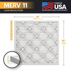 BNX TruFilter 16x16x1 Air Filter MERV 11 - Image 2