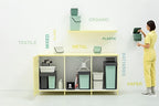 Brabantia Sort & Go Food Trash Can Small Countertop Kitchen Compost Caddy - Image 10