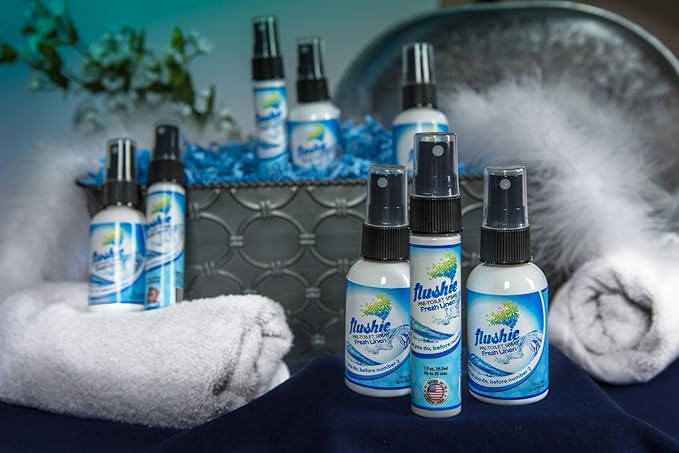 Flushie Pre-Toilet Spray for Poop Travel Size Toiletries Bathroom Spray for - Image 4