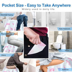 21 Pack Toilet Seat Covers Disposable, Extra Large Disposable Toilet Seat Covers - Image 6