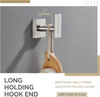 Angle Simple Bathroom Towel Hook, SUS304 Stainless Steel Single Shower Towel - Image 4