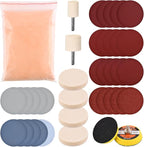 EMVANV Glass Polishing Kit, Deep Scratch Window Repair Tool, Window Windscreen - Image 3