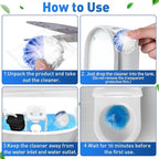 Qualirey 100 Pack Automatic Toilet Cleaner Tablets Toilet Bowl Long Lasting - Image 3