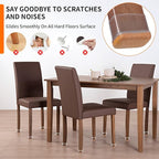 Ezprotekt 16 Pcs Rectangle Clear Silicone Chair Leg Floor Protectors - Image 6