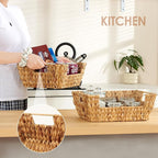 Water Hyacinth Wicker Basket 2 Pack - Image 4