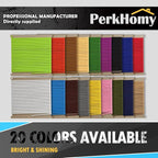 PerkHomy Cotton Rope 3/16" 50 ft Multi Purpose Utility Diamond Braided Cord - Image 6