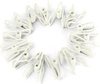 30 Pack White Chip Bag Clips for Food by RIVEDA