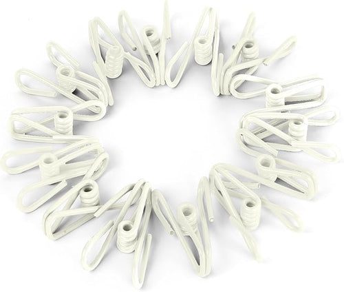 30 Pack White Chip Bag Clips for Food by RIVEDA