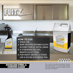 Flitz Stainless Steel & Chrome Clean - 16oz Bottle - Image 8