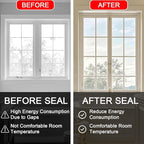 Transparent Window Weather Sealing Tape 2 Inch x 33 FT Weather Stripping - Image 7