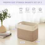 OIAHOMY Storage baskets for Shelf, Toy Storage Basket, Collapsible Storage Bins - Image 4