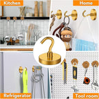 MIKEDE Magnetic Hooks, 150LB Heavy Duty Magnets - Image 7