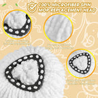 20Pack Spin Mop Replacement Heads, Microfiber Spin Mop Refills - Image 3
