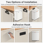 Mbillion Kitchen Compost Bin Hanging Trash Can - Image 4