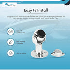 MARINE CITY Magnetic Ball Door Window Stopper Set, 316 Stainless Steel - Image 4
